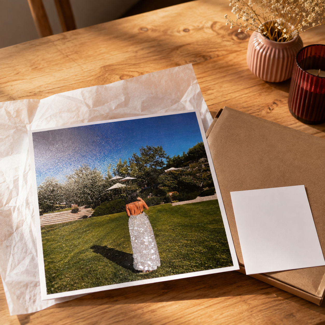 Custom Glitter Print